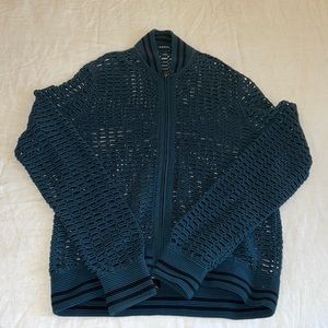 Akris Crochet Bomber Jacket